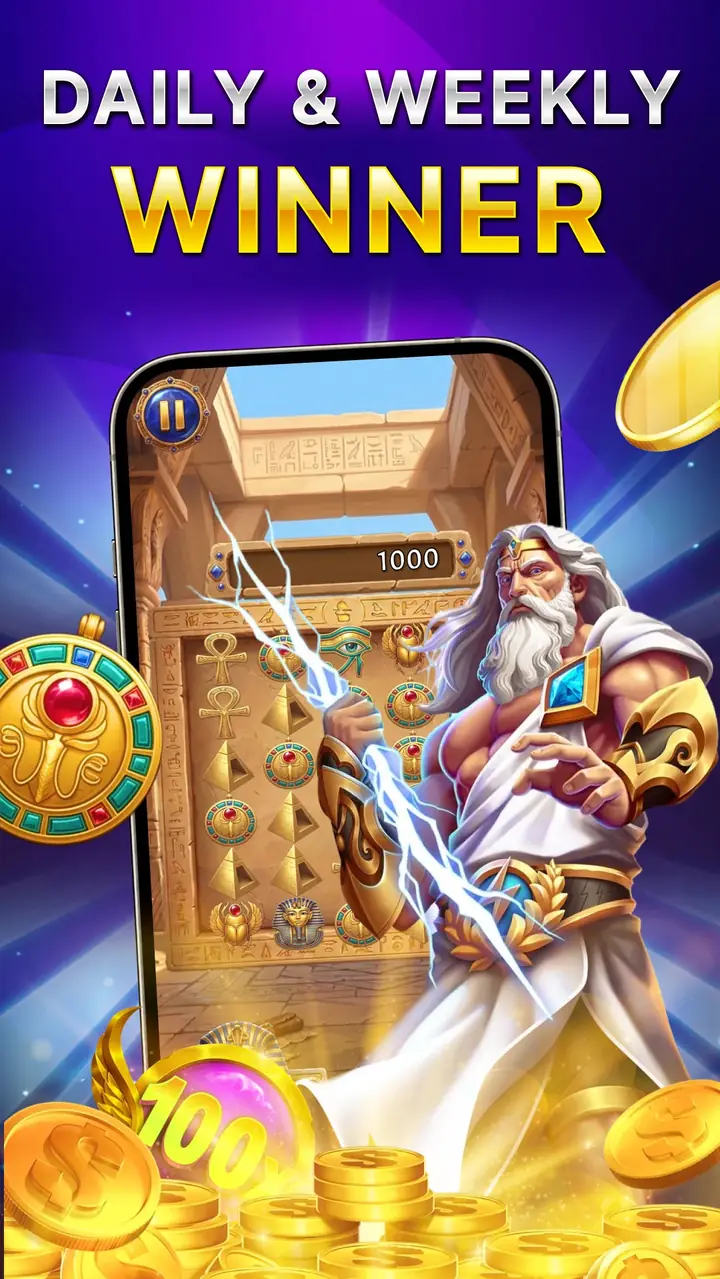 Ancient tomb setting in Tomb Riddles Casino Slots